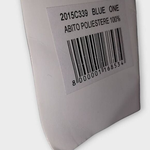 Antica Satori Dress Sz Medium Red Navy Chiffon Short Sleeve Sheer Mini Cocktail - Picture 12 of 13